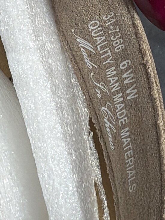 NIB Easy Street Sofresh Womens 6 WW Extra Wide Natural Beige Slip On Mule Shoes - Picture 6 of 8